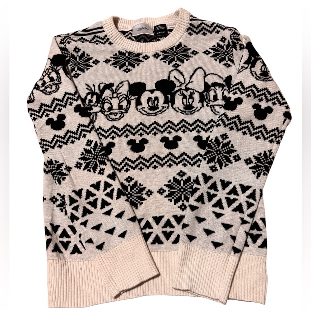 DISNEY Christmas sweater mickey mouse youth S unisex